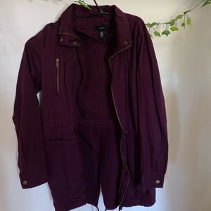 Burgundy jacket